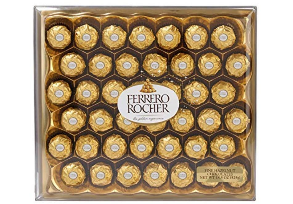 Ferrero Rocher Premium Milk Chocolate Hazelnut 42 Pack for $14.86