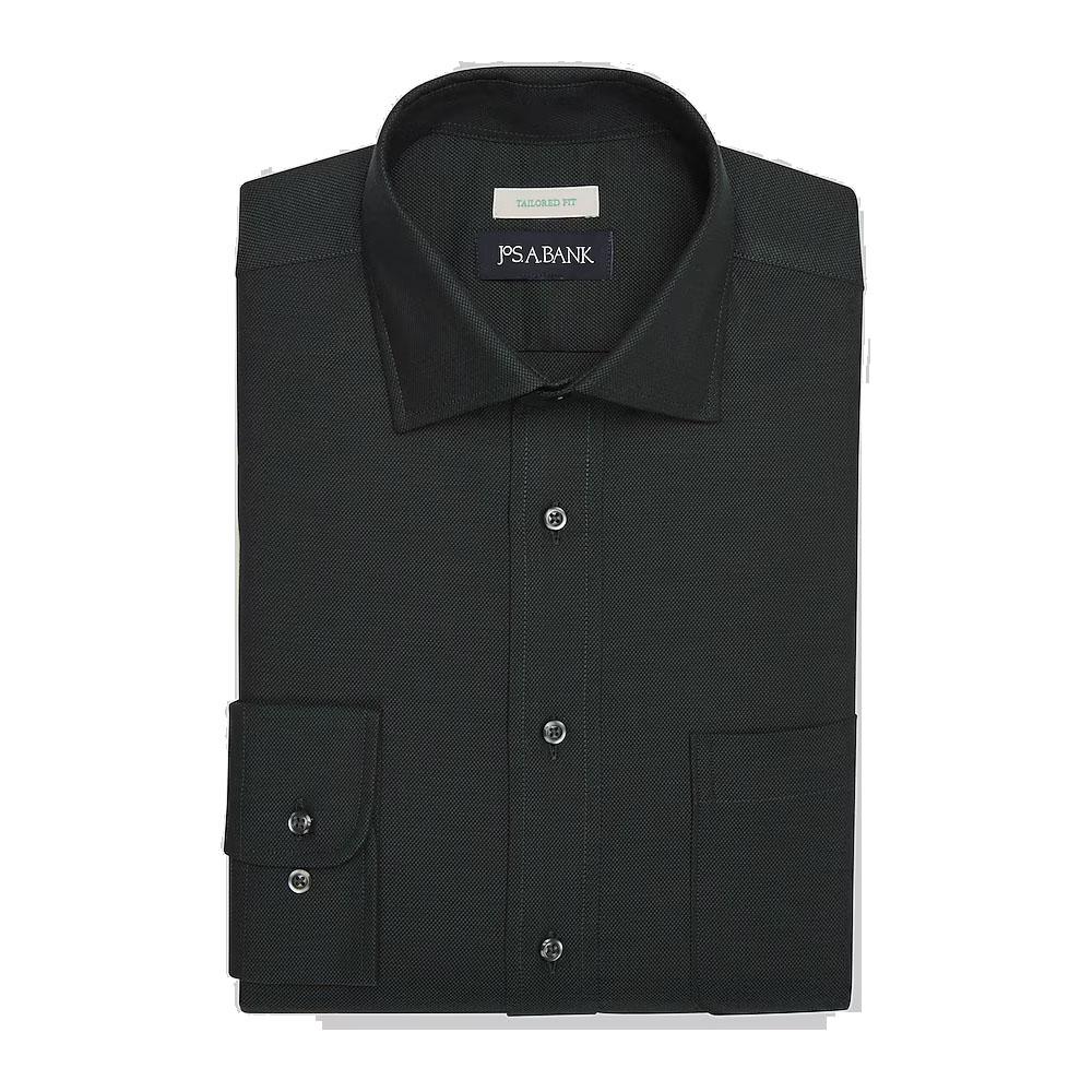 Jos A Bank Tailored Fit Textured Dress Shirt for $14.99