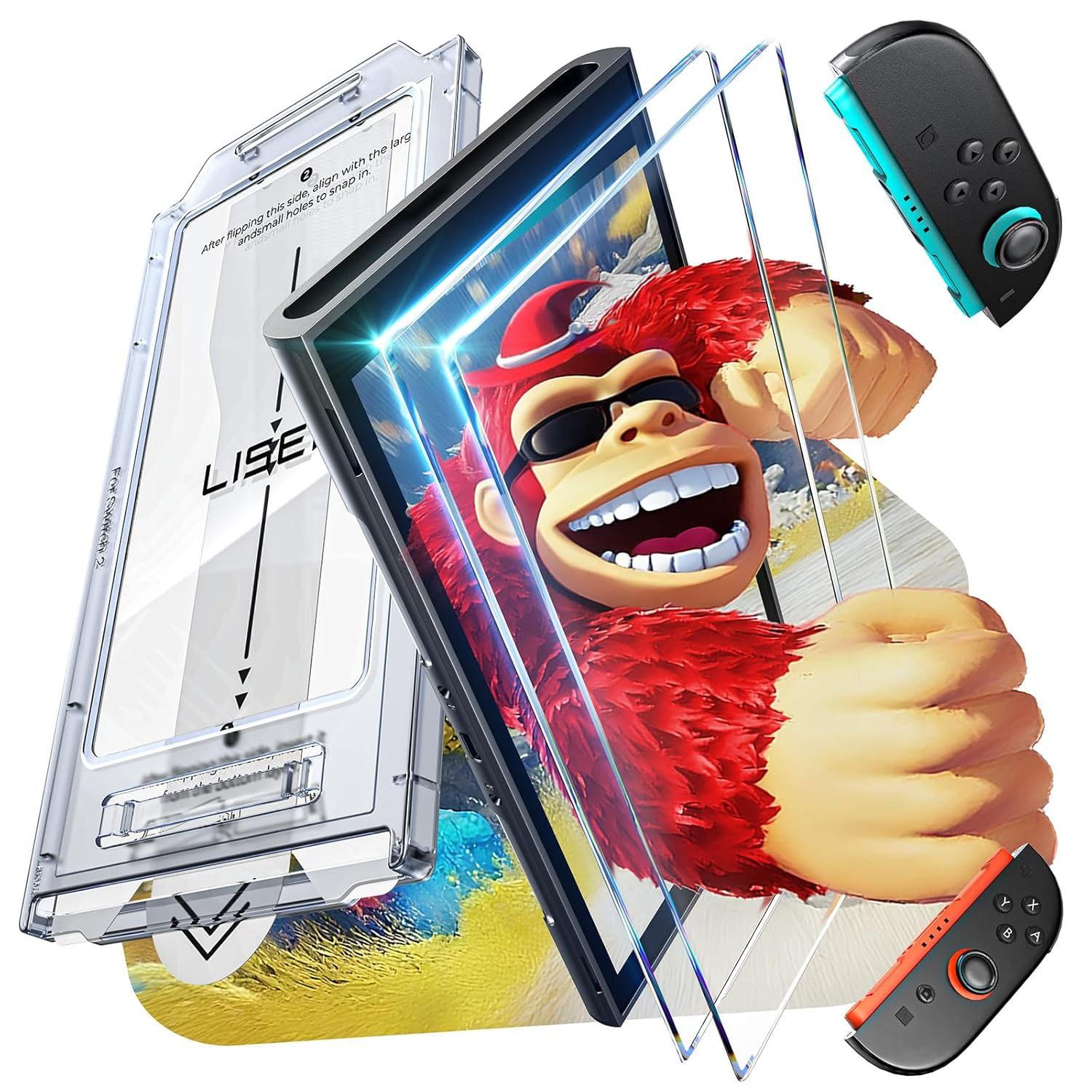 Nintendo Switch 2 Lisen Screen Protector 2 Pack for $9.89