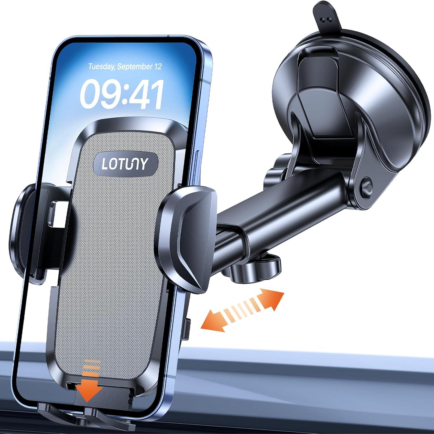 Latony Car Windshield Phone Holder for $4.99