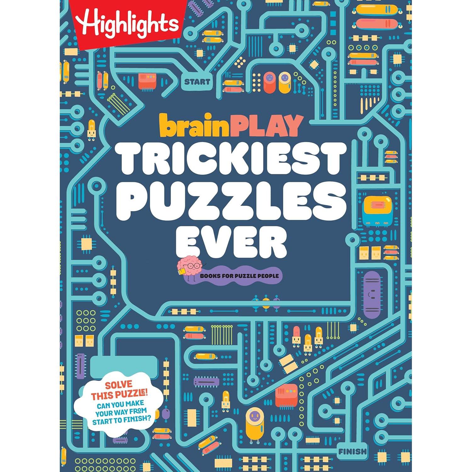 brainPLAY Trickiest Puzzles Ever Book for $5.52