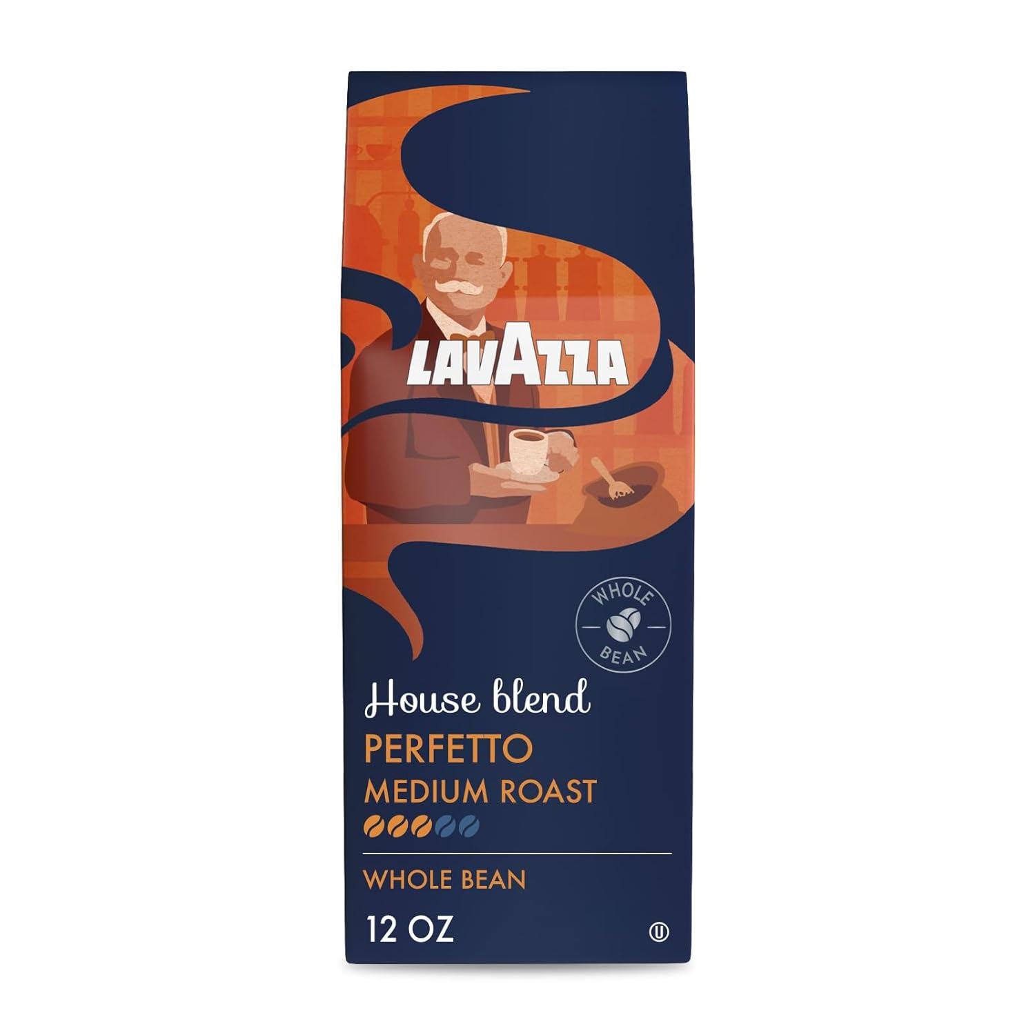 Lavazza House Blend Perfetto Whole Bean Coffee for $5.58