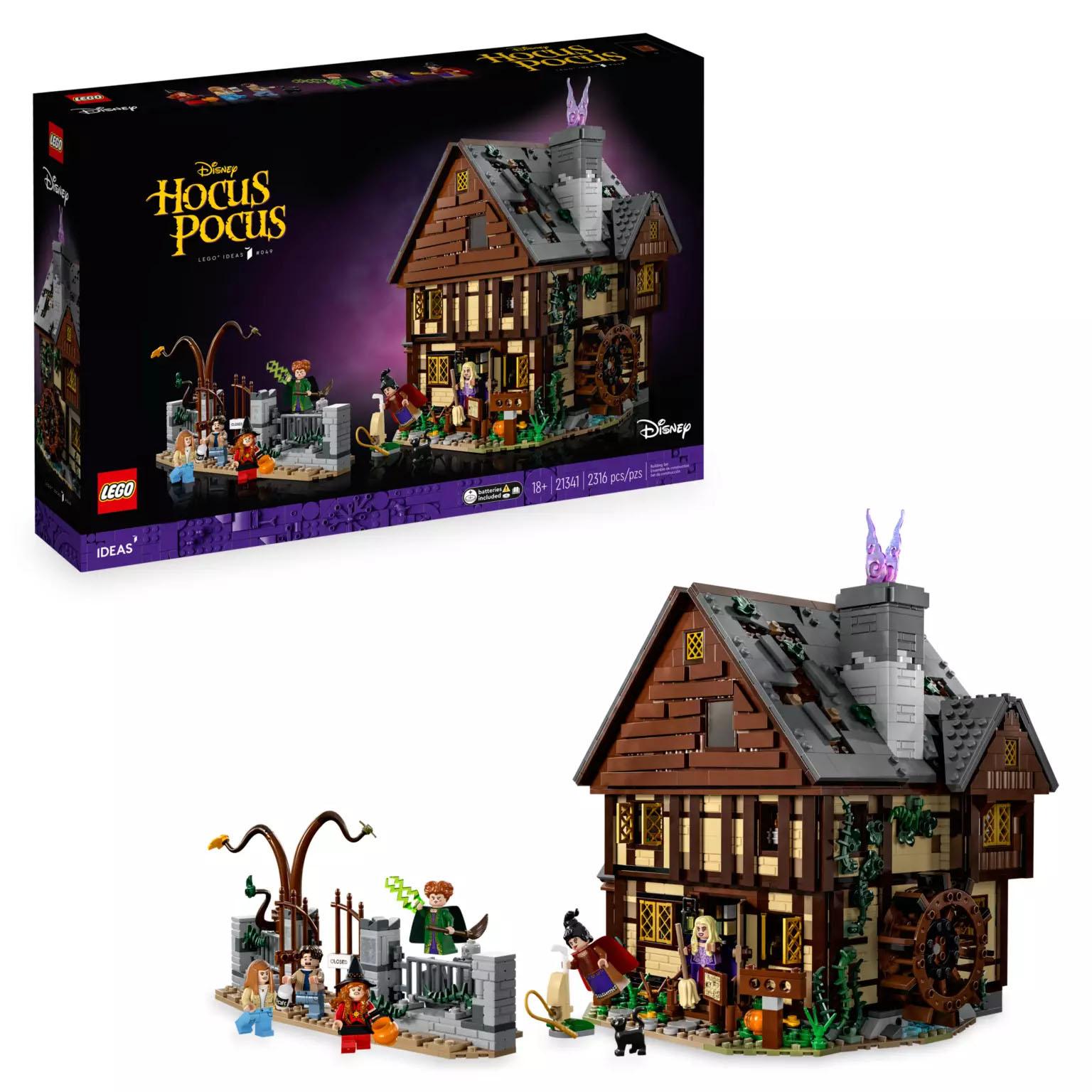 Lego Ideas Disney Hocus Pocus Sanderson Sisters Cottage 21341 for $183.98 Shipped