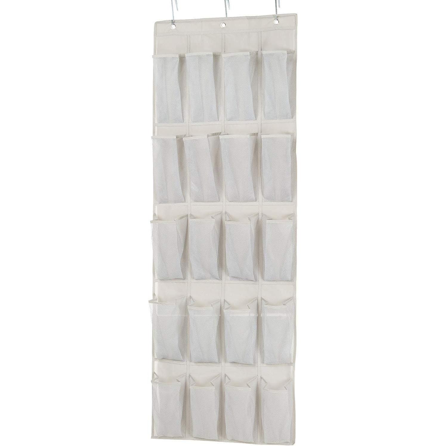 Amazon Basics Over-the-Door Hanging Shoe Organizer for $4.89