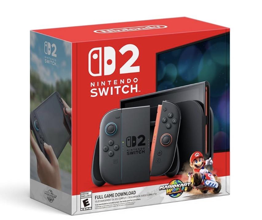 Nintendo Switch 2 + Mario Kart World Bundle for $499.99 Shipped