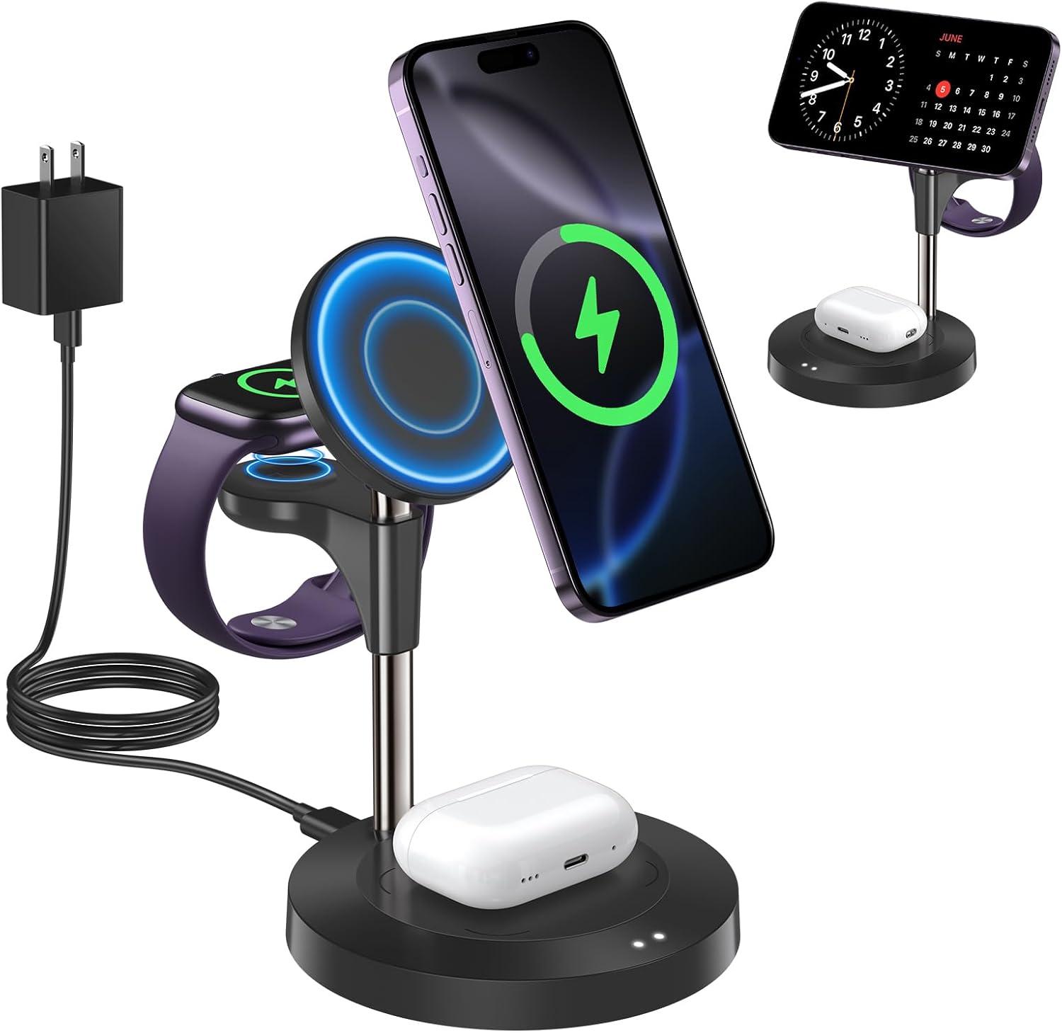 Aeinidi 3-in-1 iPhone Watch Airpods Charging Stand for $11.49 Shipped