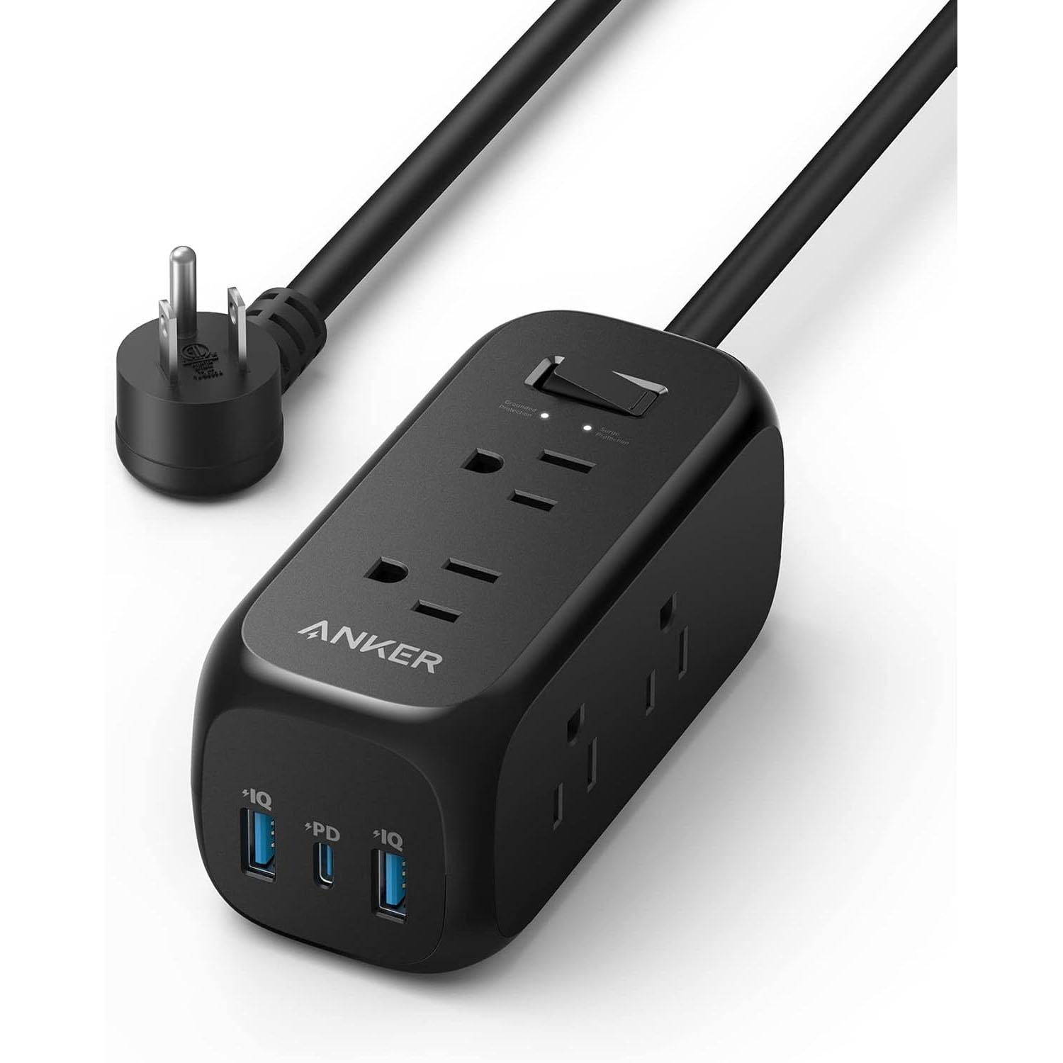 Anker 332 USB-C Power Strip Surge Protector for $15.99