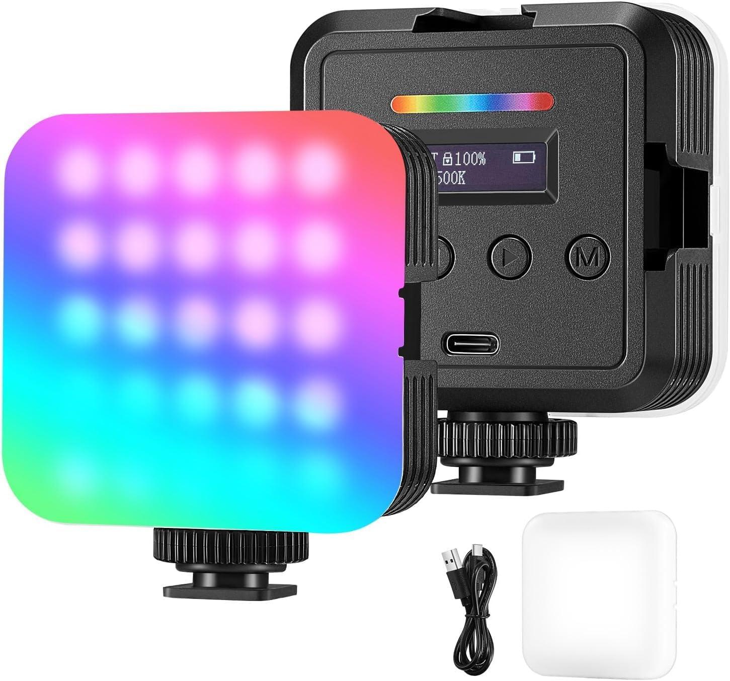 Neewer Magnetic RGB Camera Light for $11.81