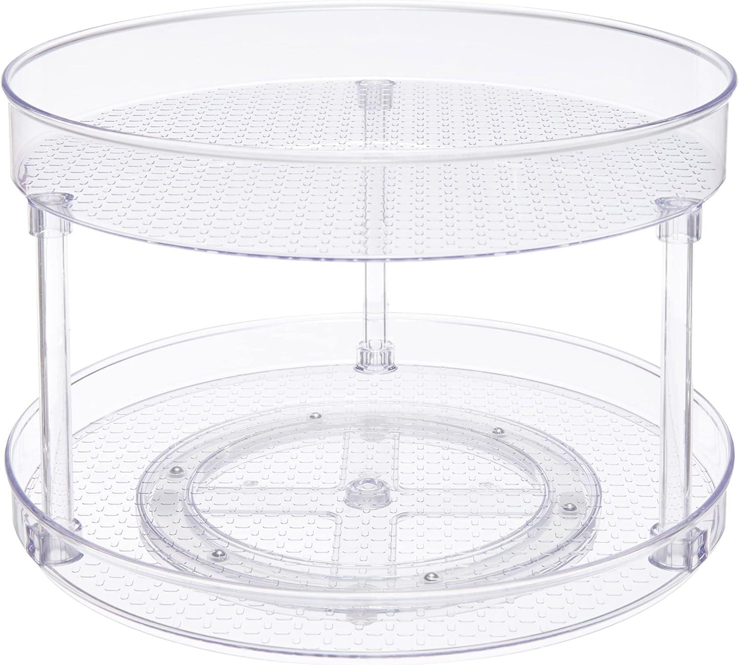 Amazon Basics 2 Tier Lazy Susan Turntable Organizer for $7