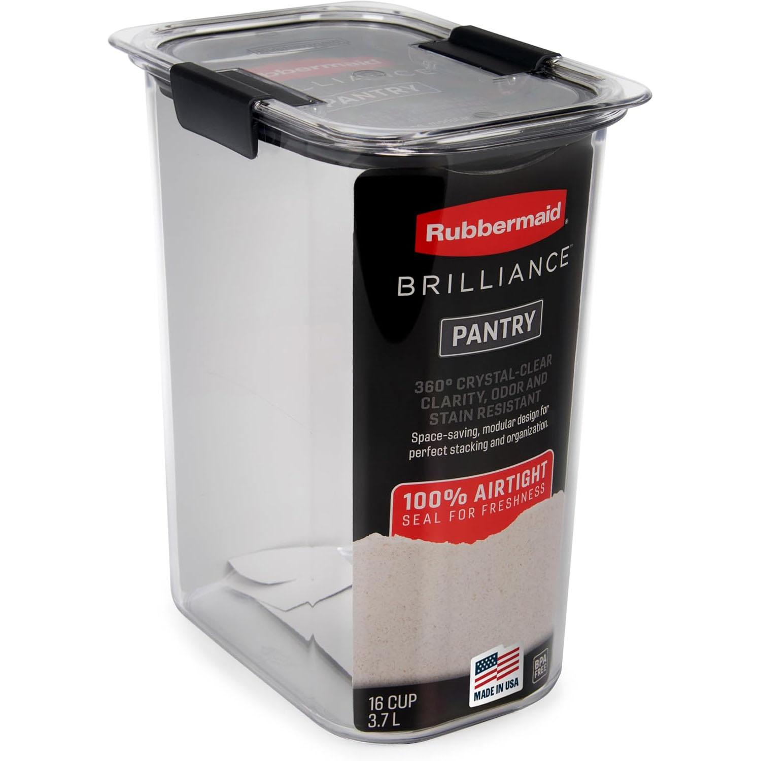 Rubbermaid Brilliance Airtight Food Storage Container for $13.26