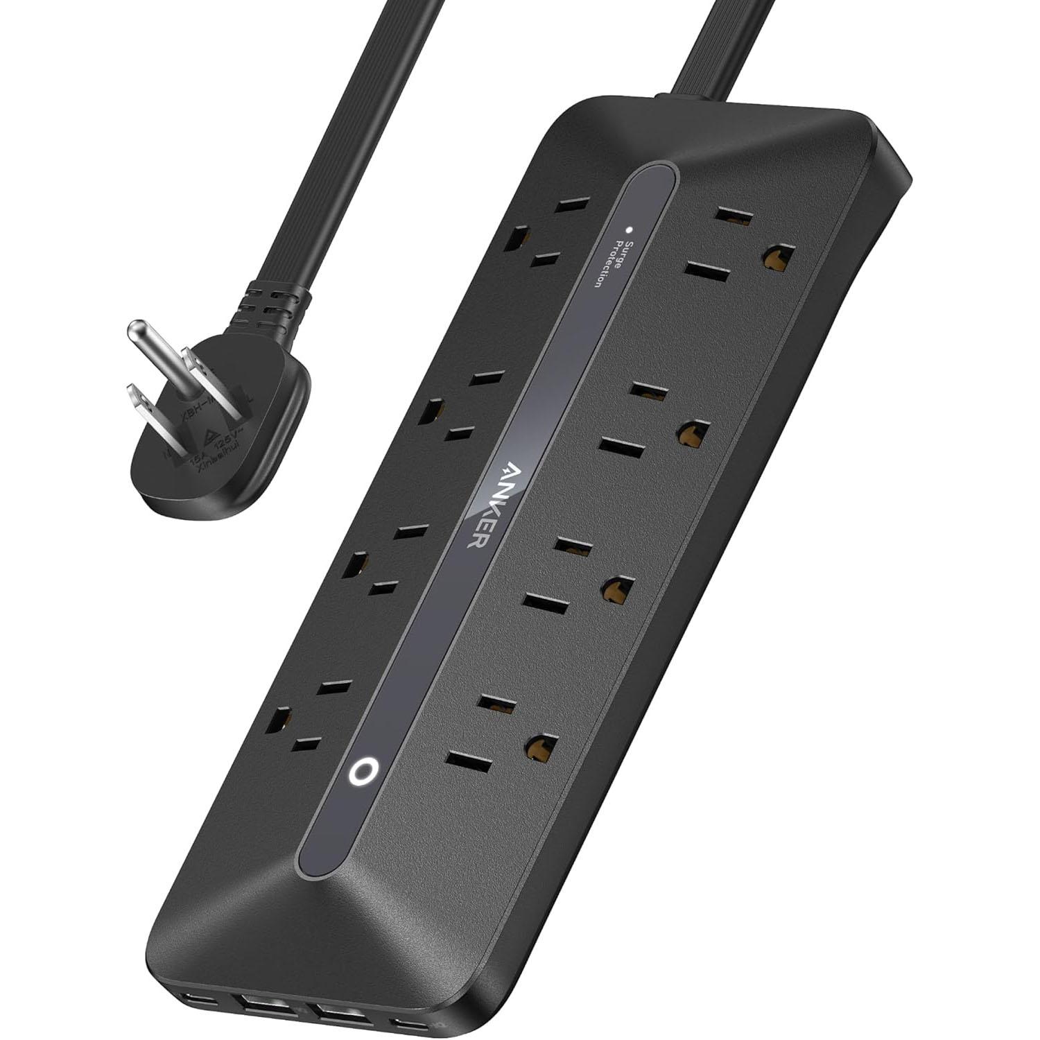 Anker 12-in-1 USB-C Flat Plug Power Strip for $23.99
