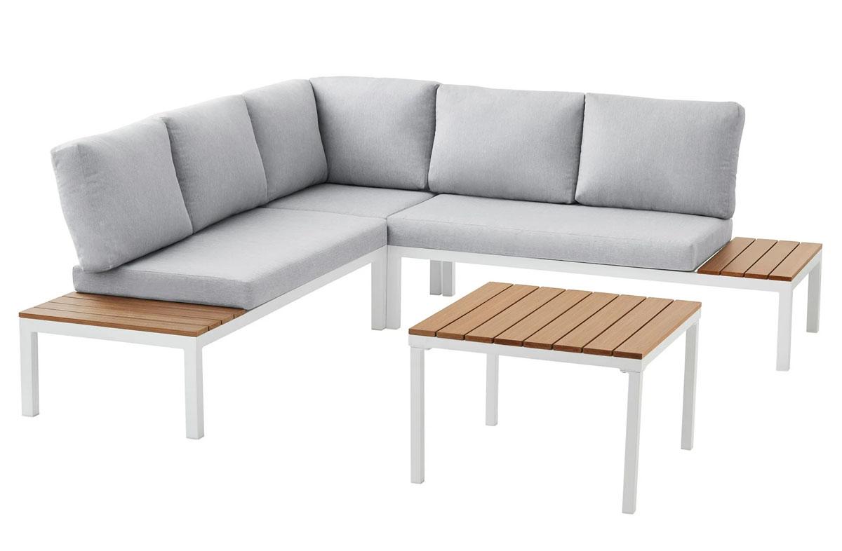 Mainstays Oakleigh 4-Piece Outdoor Chaise Sectional Set for $123.50 Shipped