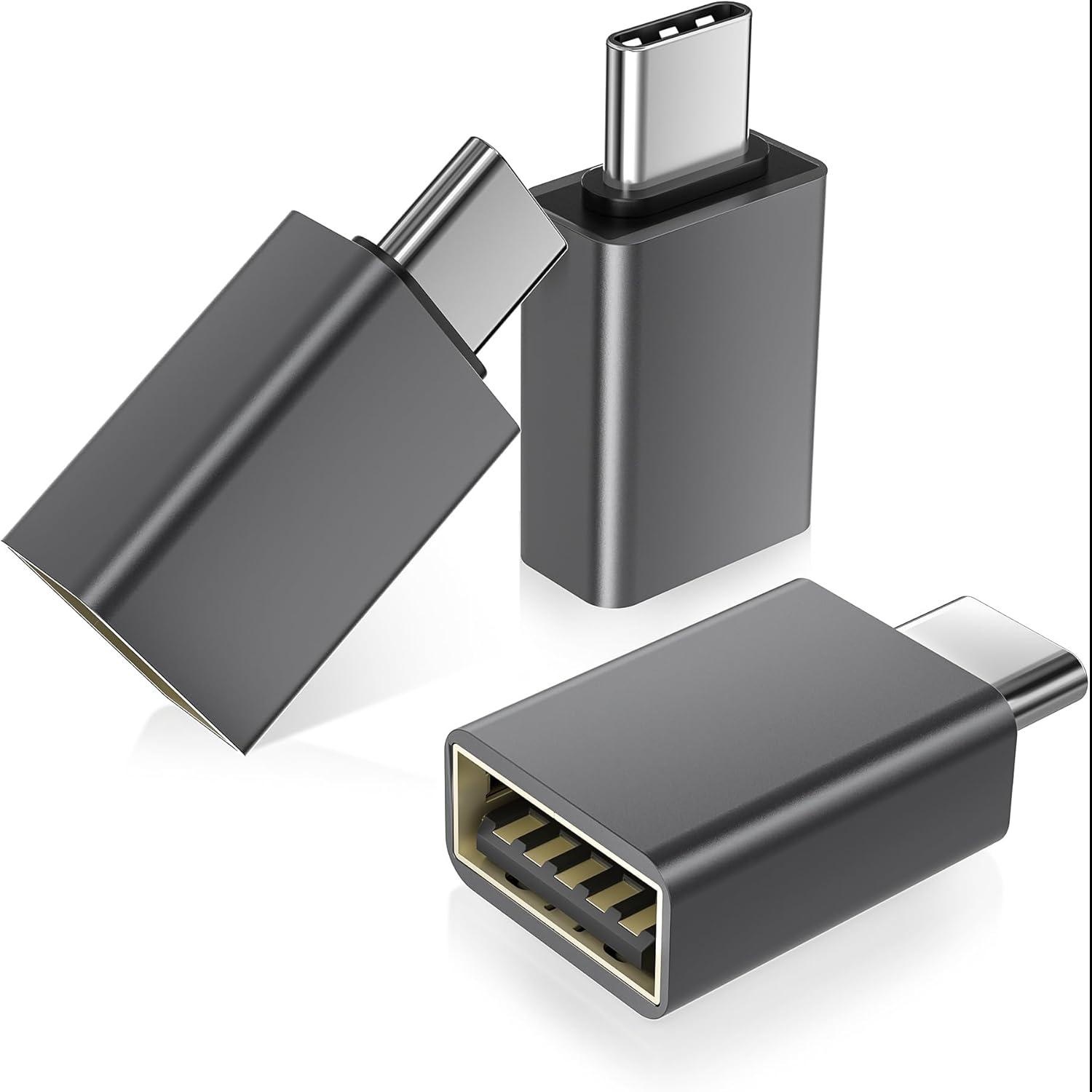 Basesailor USB-C to USB-A Adapter 3 Pack for $3.79
