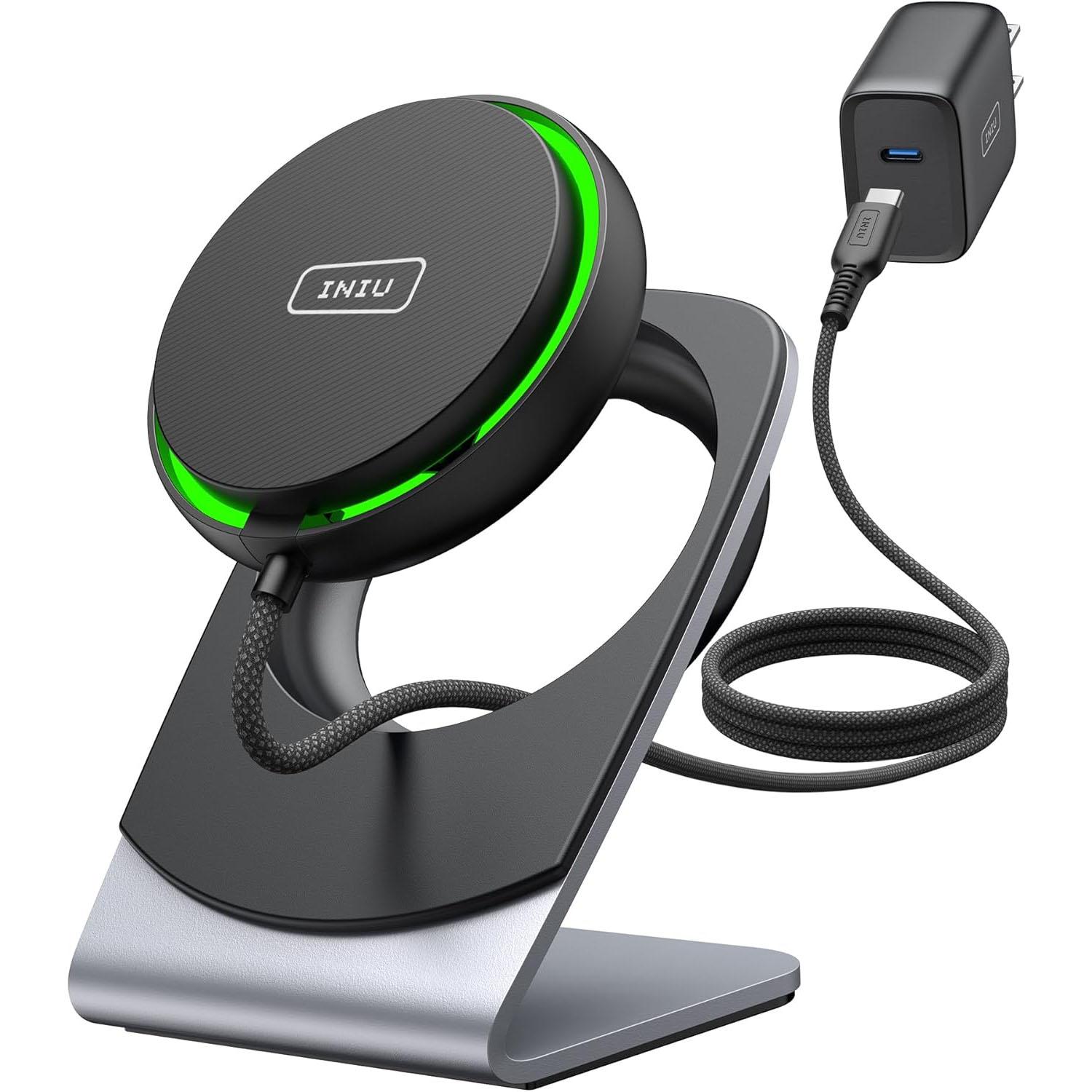 Iniu 15w iPhone and AirPods Charging Station for $12.04
