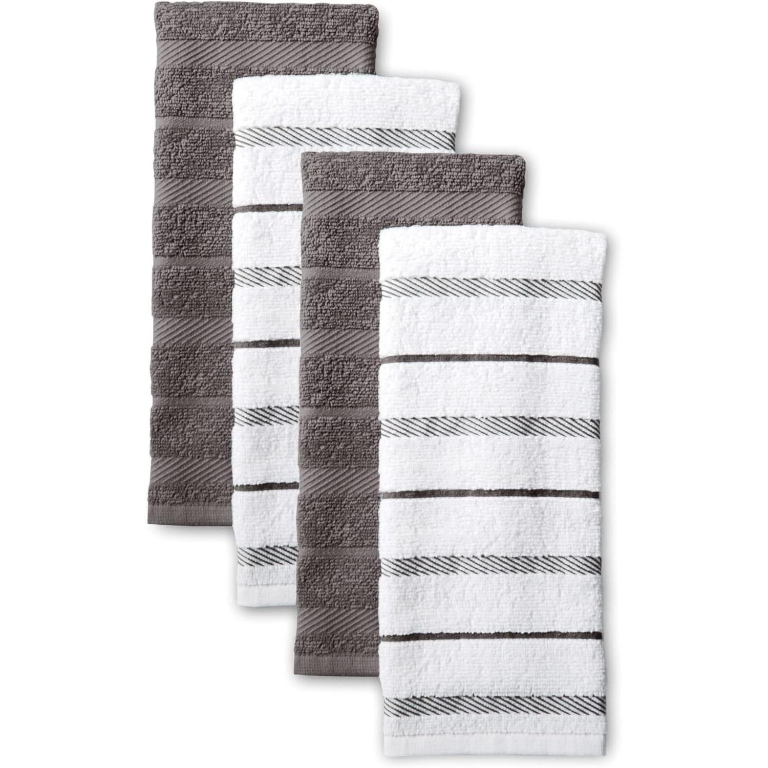 KitchenAid Albany Kitchen Towel 4-Pack Set for $8.99