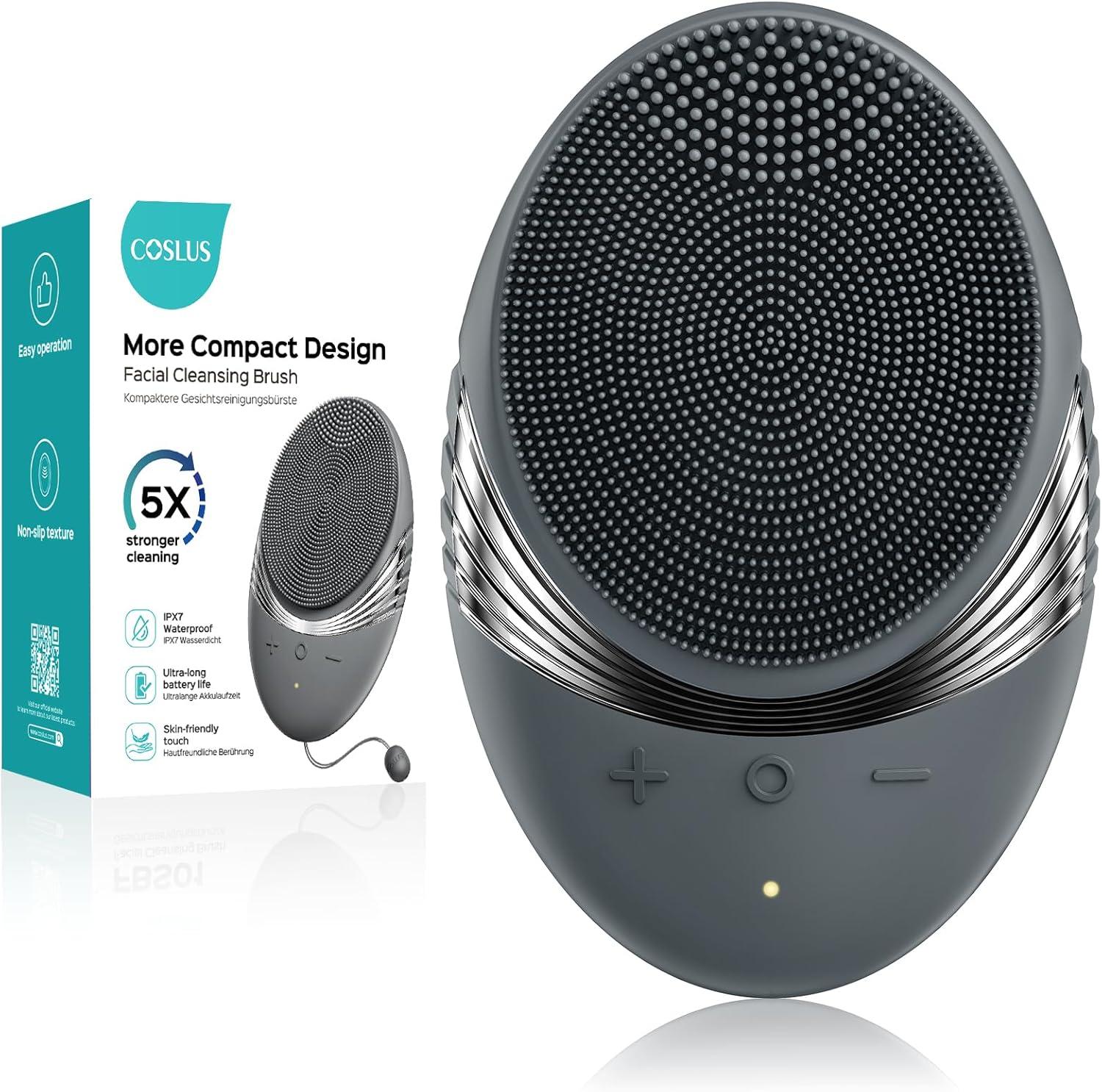 Coslus Portable Rechargeable Silicone Face Scrubber for $7.99