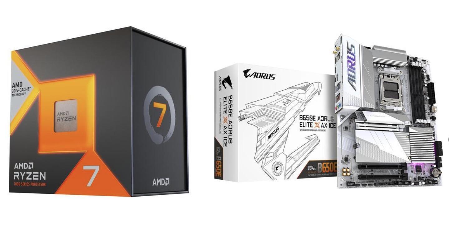 AMD 7800X3D Processor + Gigabyte B650e Motherboard for $449.99 Shipped