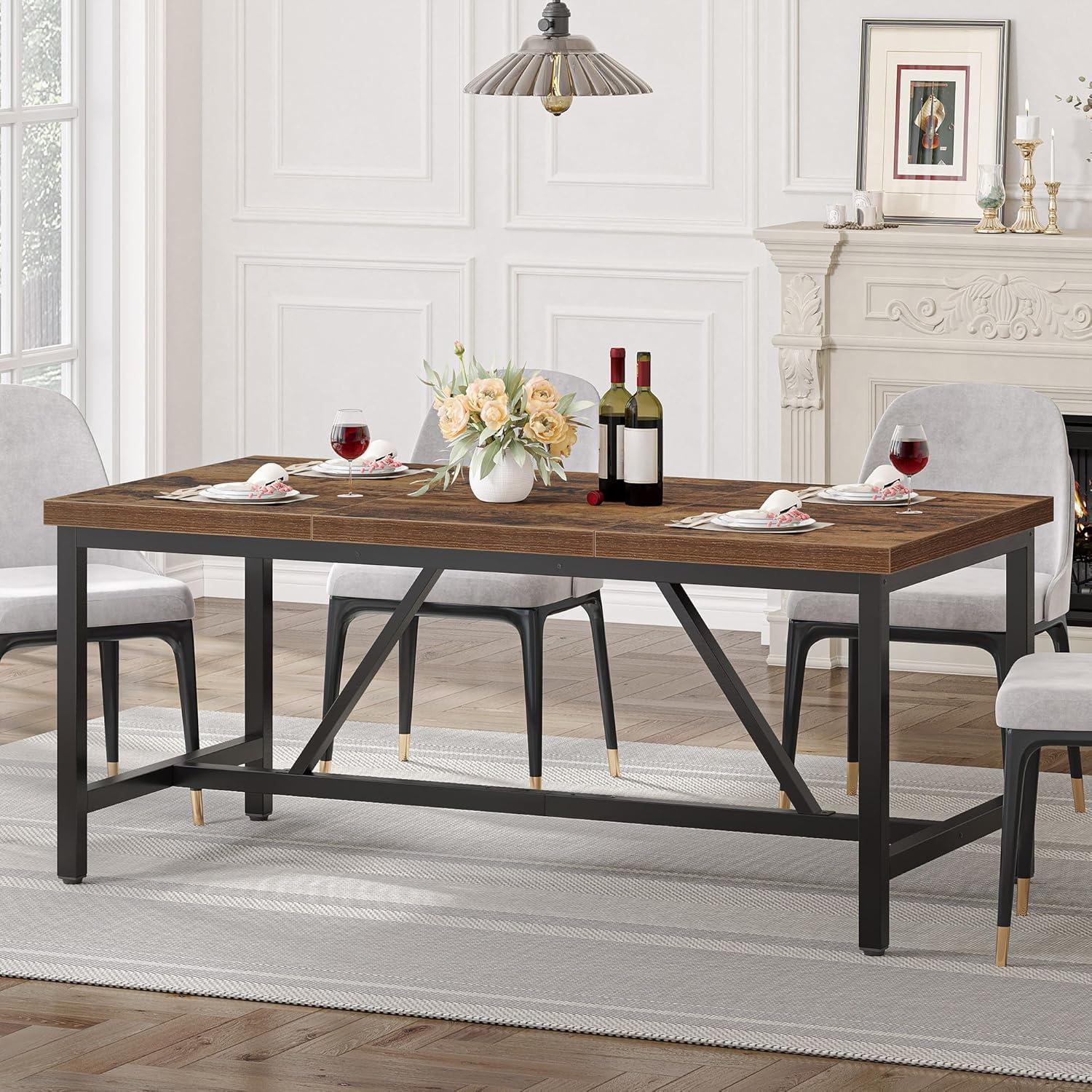 Yitahome 70in Large Kitchen Dining Room Table for $99.89 Shipped
