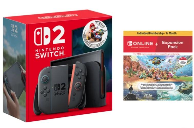 Nintendo Switch 2 + Mario Kart World Bundle for $524.99 Shipped