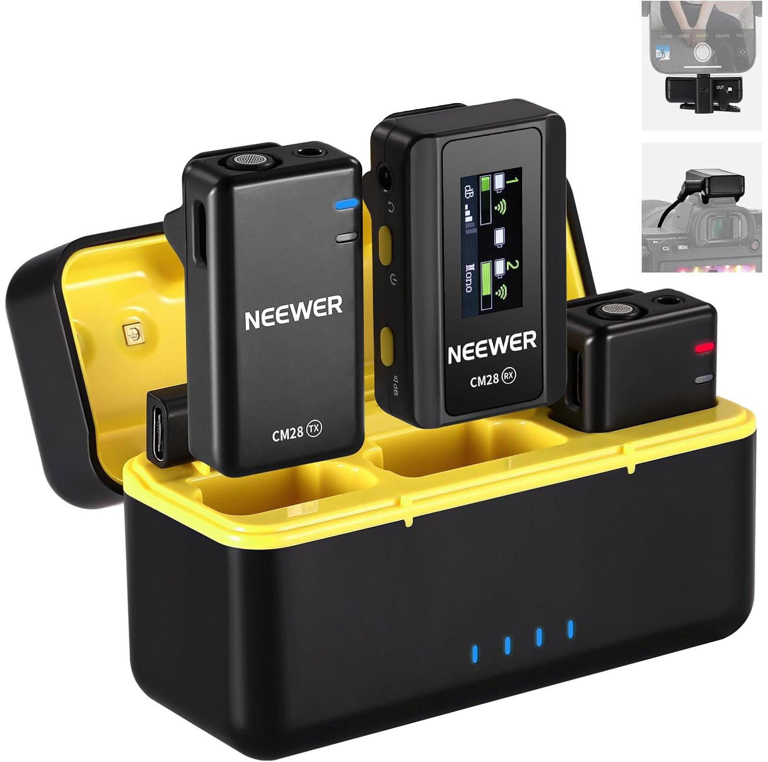Neewer CM28 Wireless Lavalier Microphone System for $58.86 Shipped