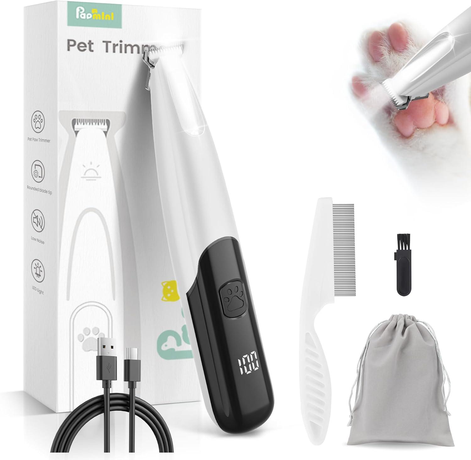 Dog Paw Trimmer with LED Light for $8.49