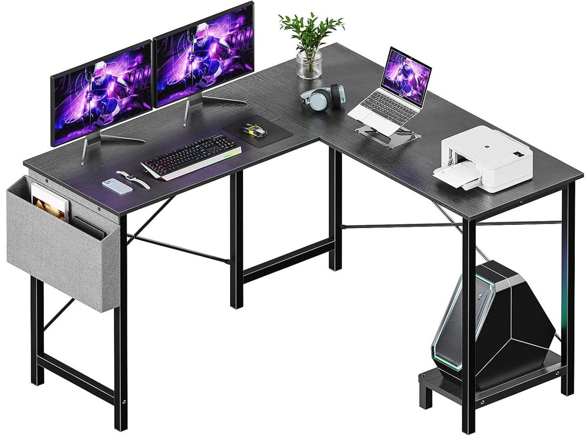 Sweetcrispy L-Shaped Computer Desk for $49.88 Shipped