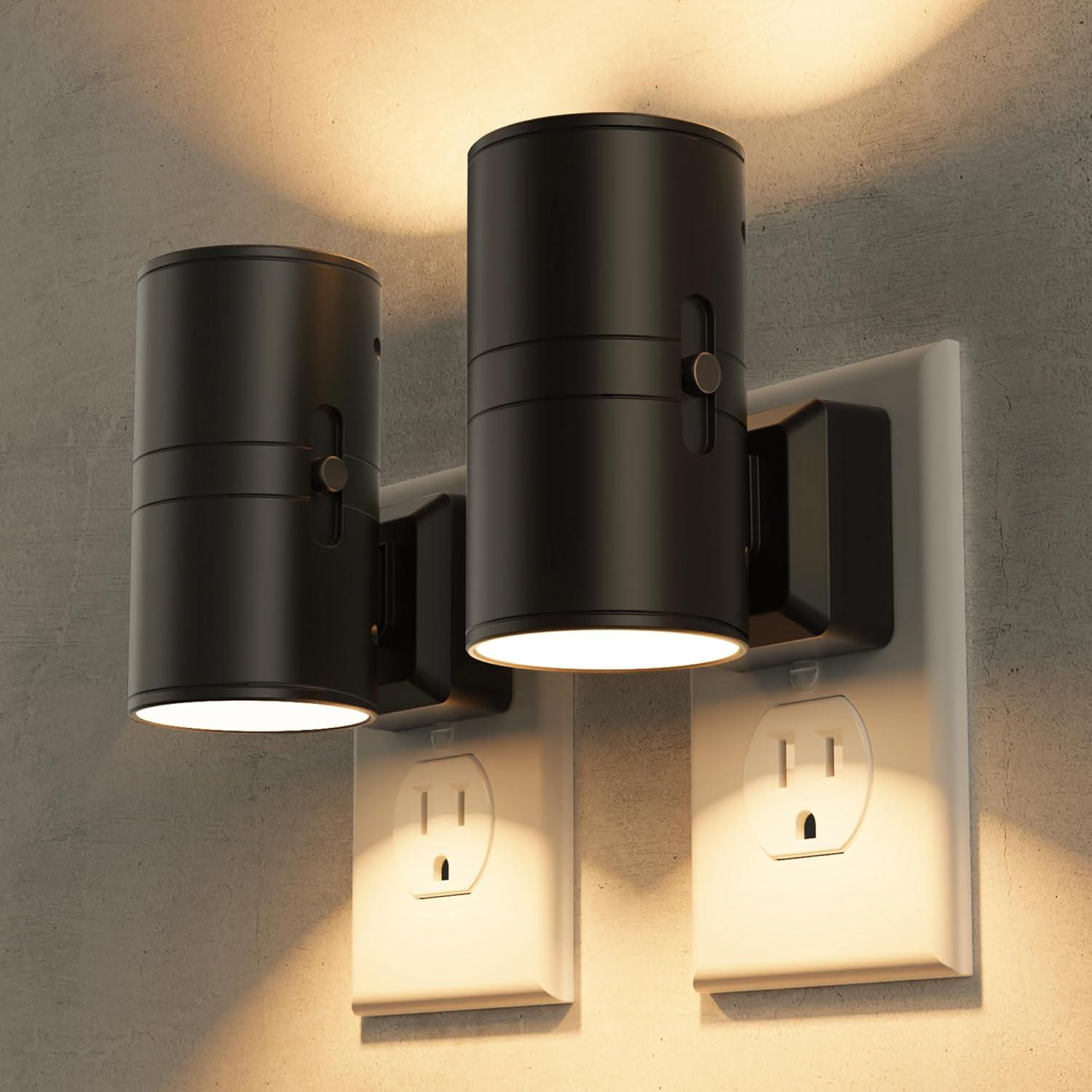 Briignite Night Lights Plug into Wall 2 Pack for $7.99