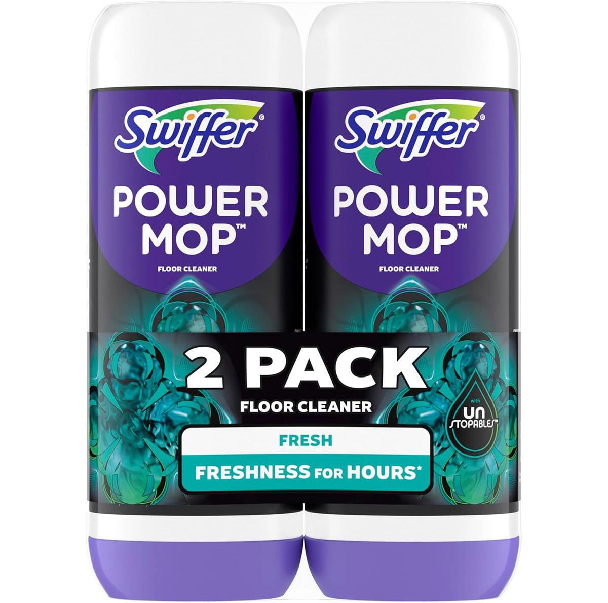 Swiffer PowerMop Floor Cleaning Solution 2 Pack for $5.46