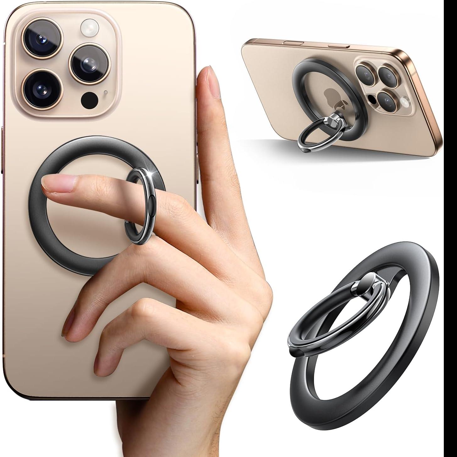 Lisen for Magsafe 360 Rotation iPhone Grip Holder for $7.93