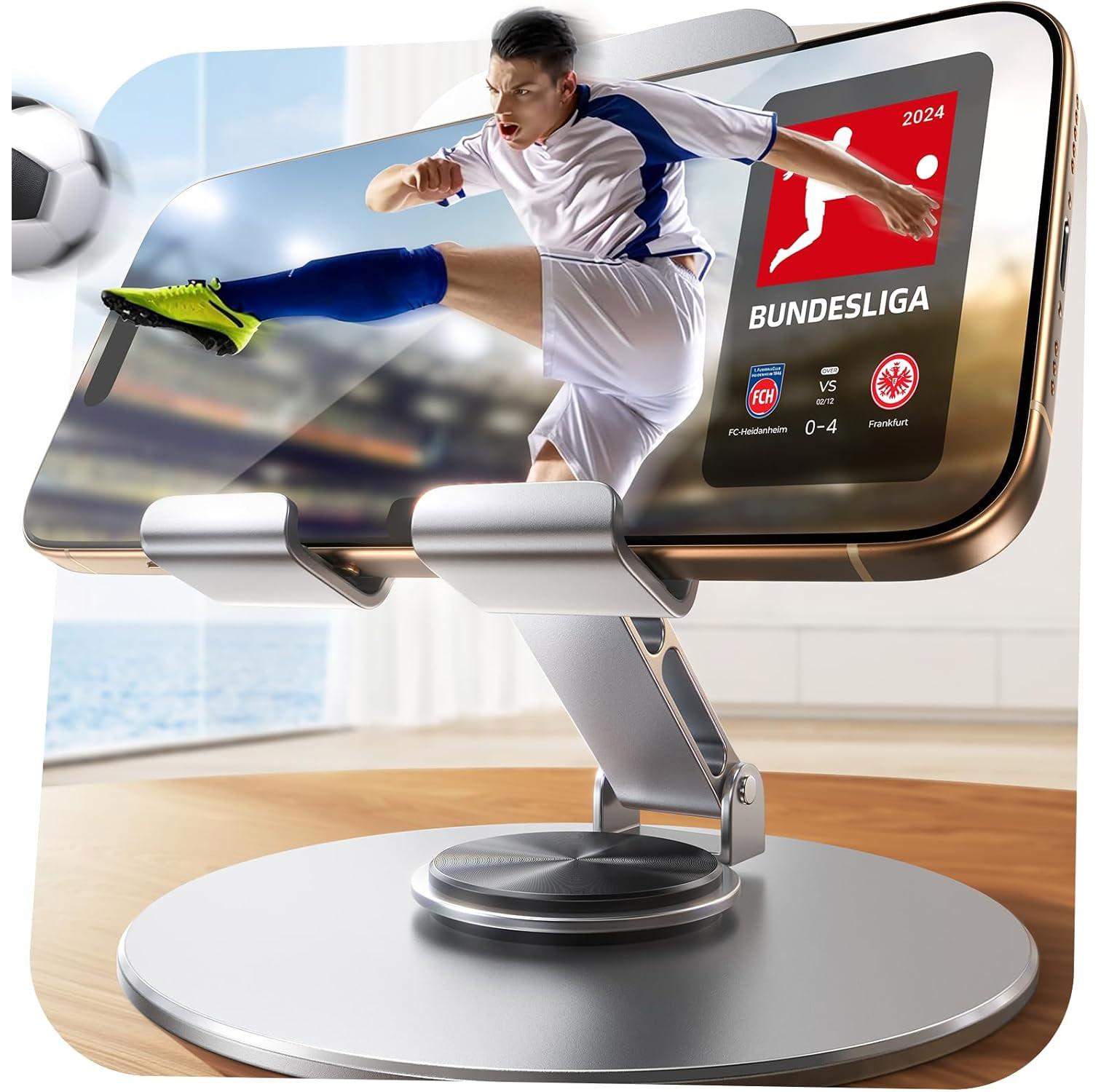Lisen Cell Phone 360 Stand for Desk for $5