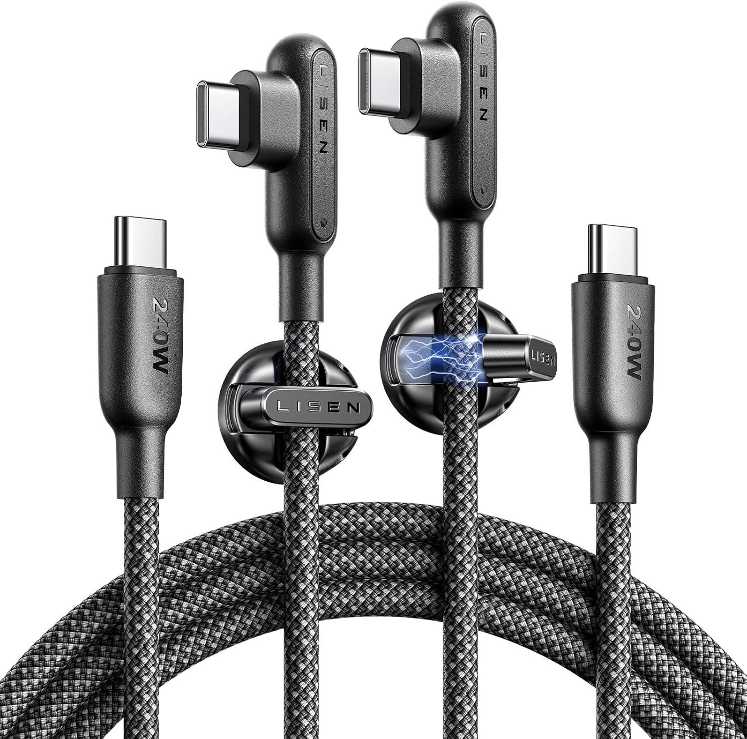 2 Lisen USB-C Cables + 2 USB-C to USB-A Cables for $9.98