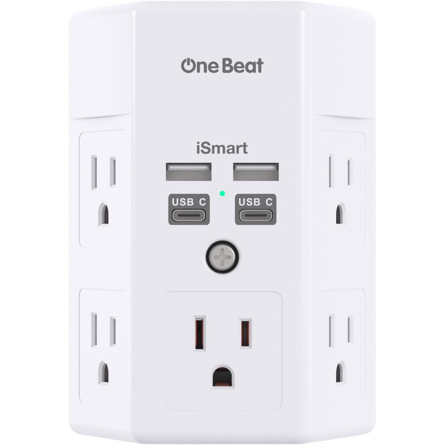 One Beat 5-Outlets Surge Protector for $6.99