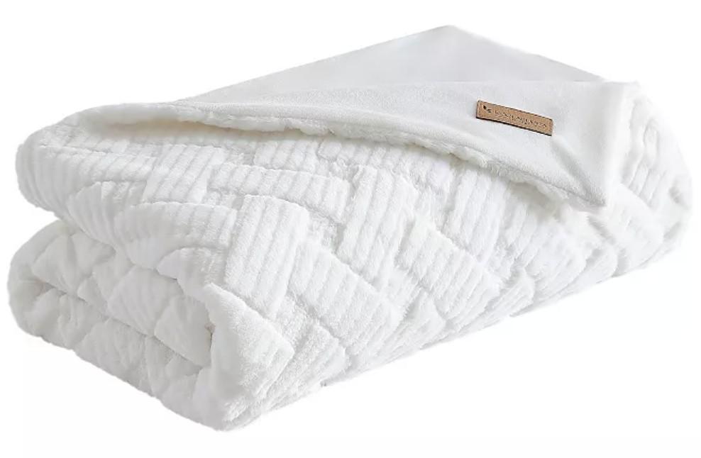 Koolaburra by UGG Crystelle Faux Fur Throw Blanket for $14.99