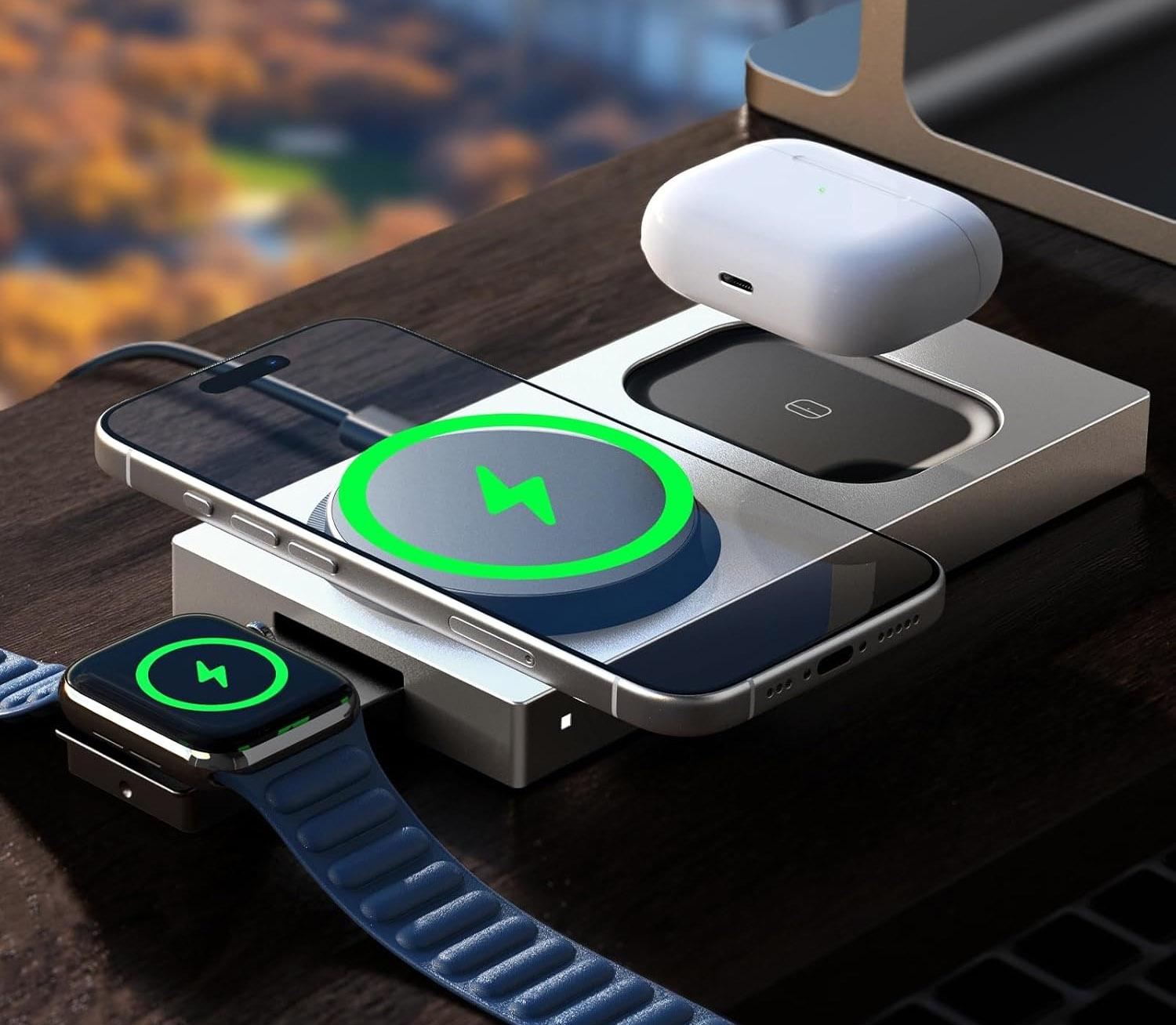 Lisen Back to School Qi2 Charging Station for $27.99 Shipped