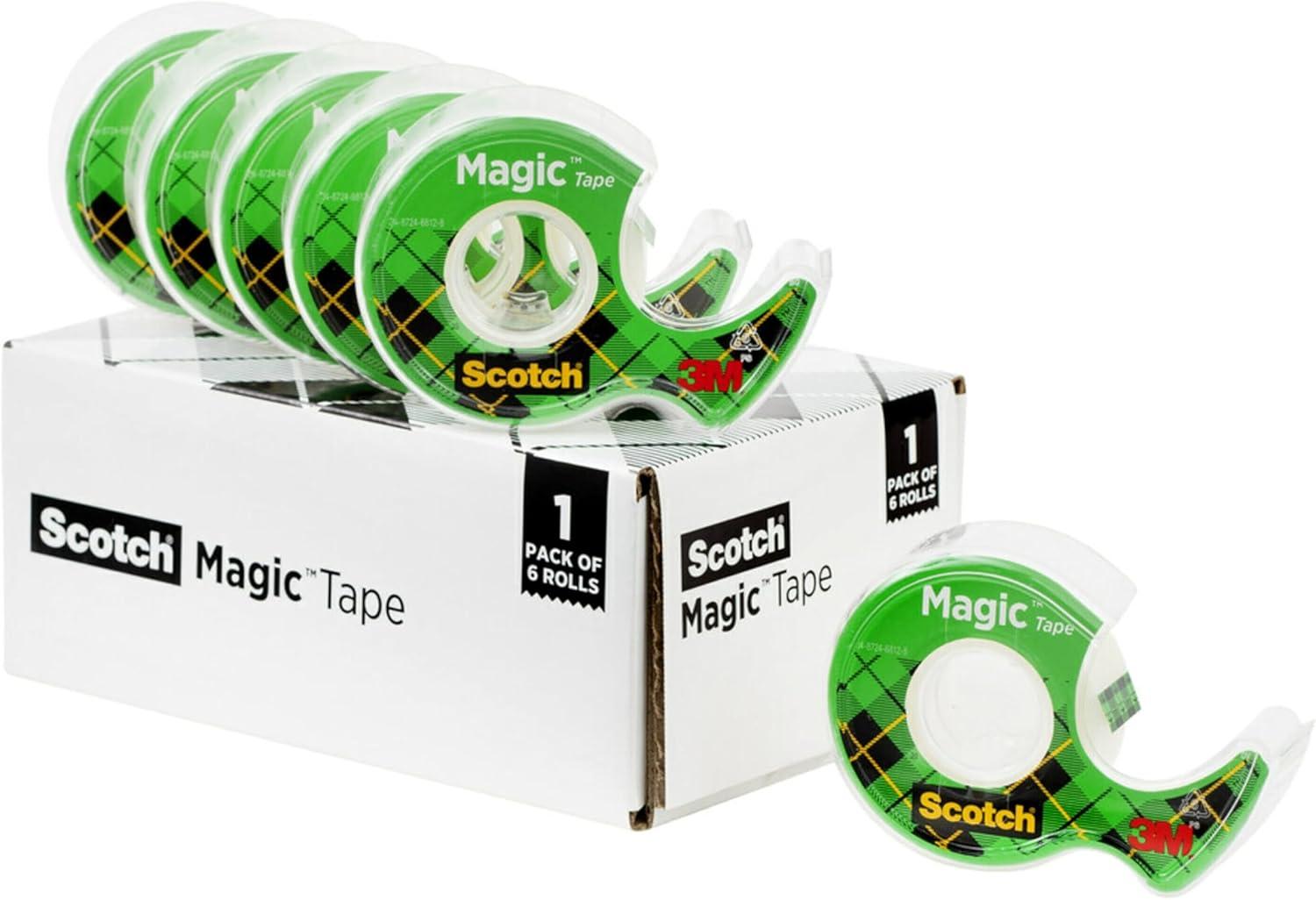 Scotch Magic Tape 6 Pack for $7.40