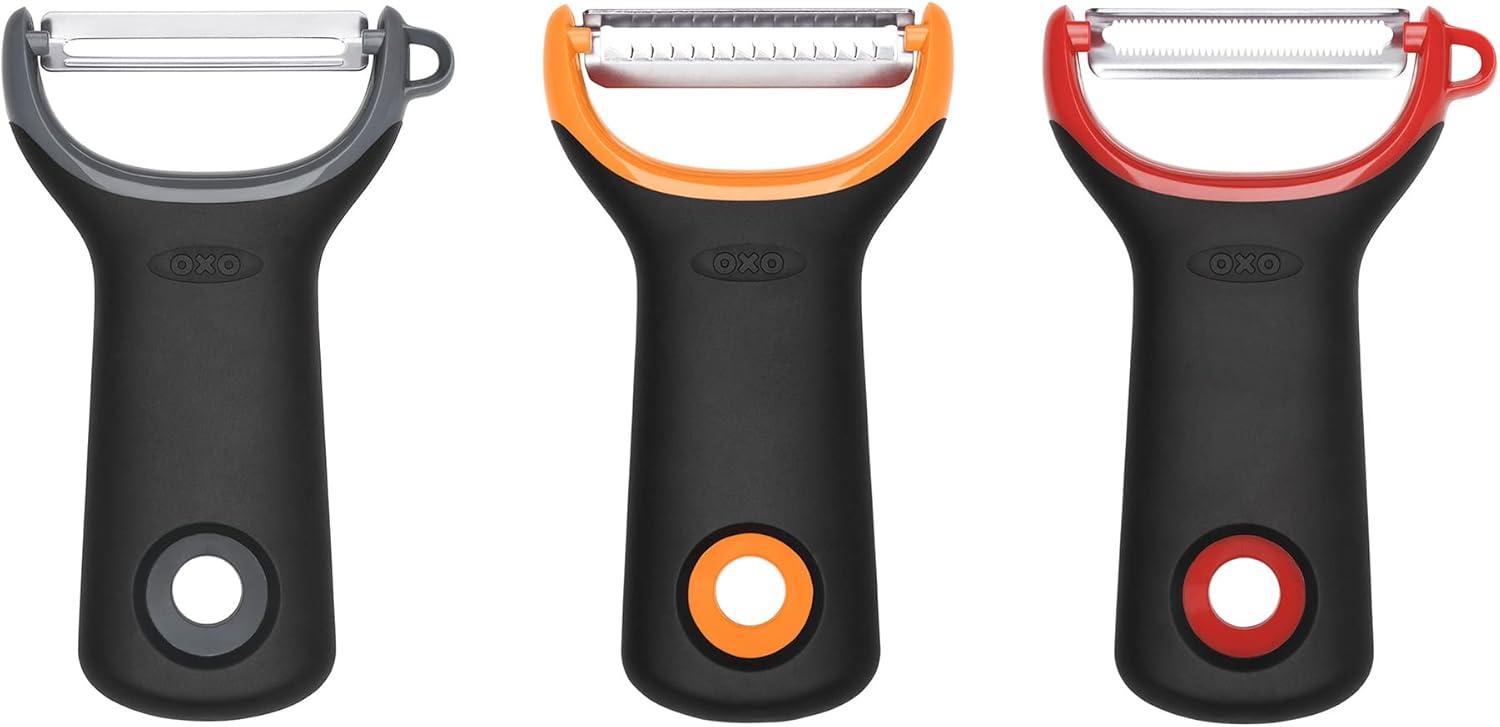 OXO Good Grips 3 Piece Y-Prep Peeler Set for $9.99