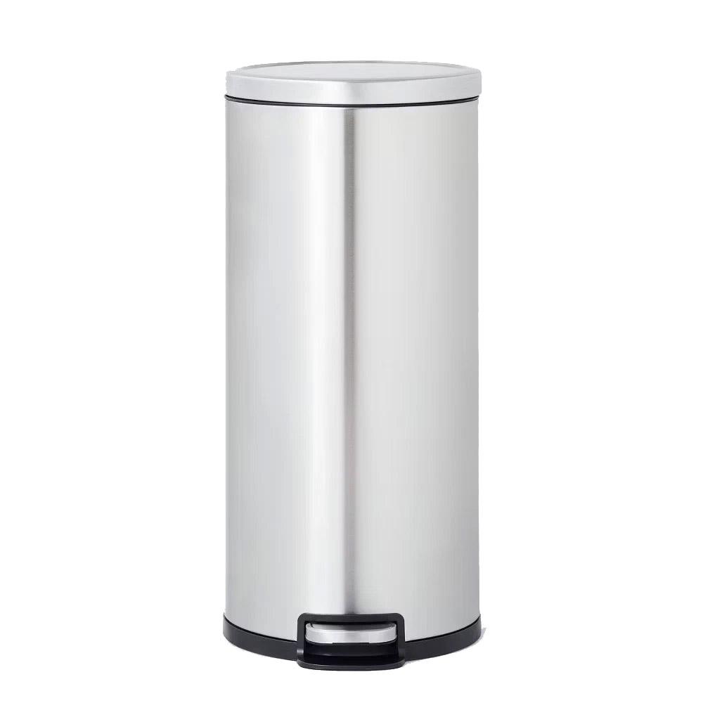 Brightroom Round Step 30L Stainless Steel Trash Can for $13.99 Shipped
