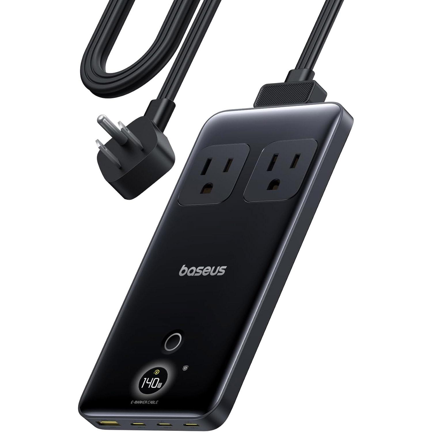 Baseus Blade 140w 6-in-1 Charging Station Power Strip for $48.59 Shipped
