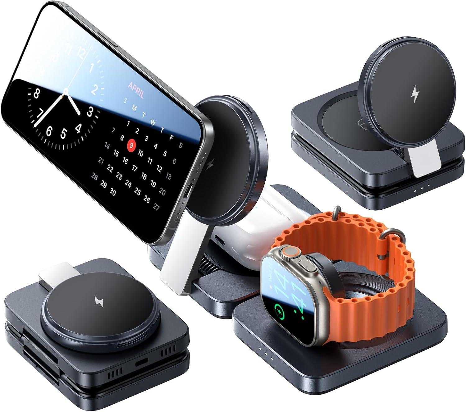Lisen Charging Station for Apple Magsafe Multiple Devices for $17.99 Shipped