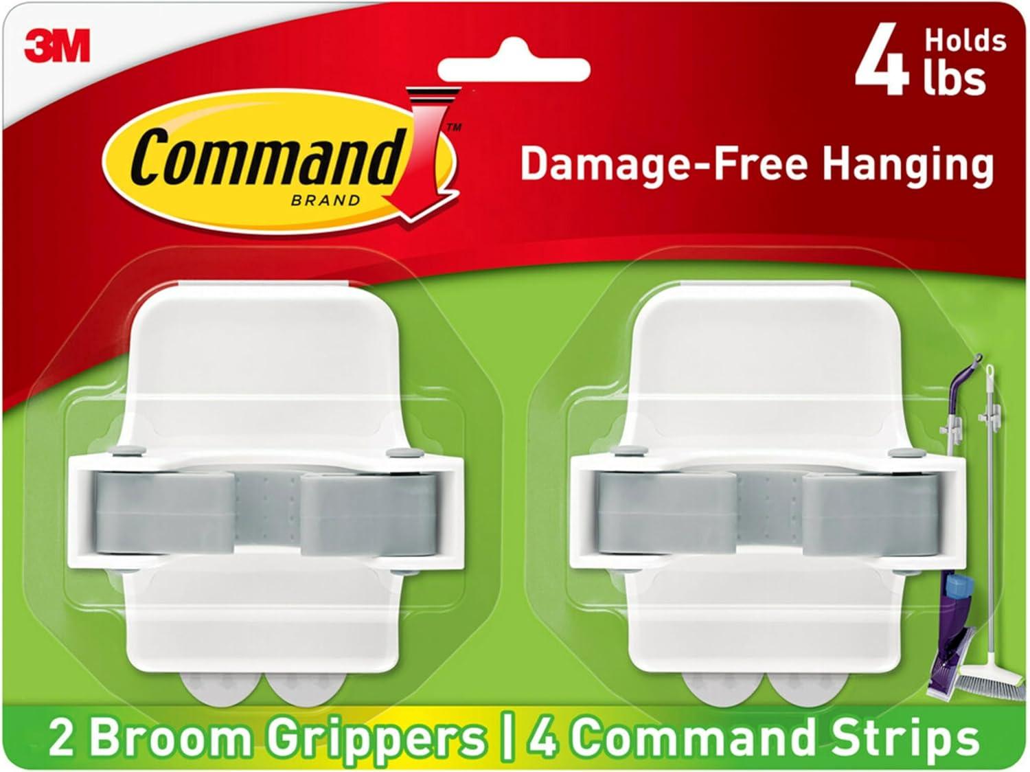 Command Broom and Mop Grippers 2 Pack for $6.54