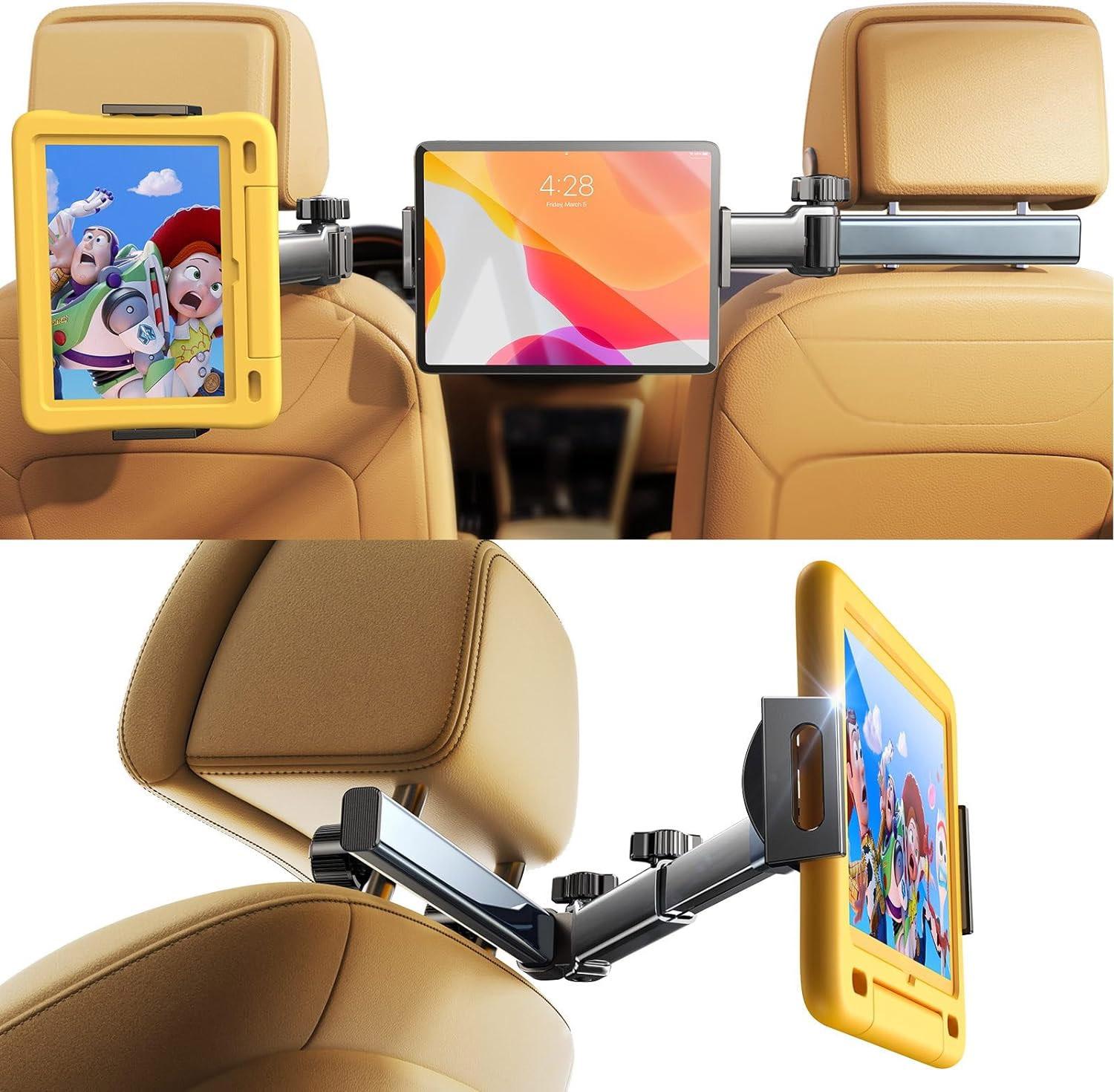 Lisen 3-in-1 Adjustable iPad Tablet Holder Mount for Cars for $9.11
