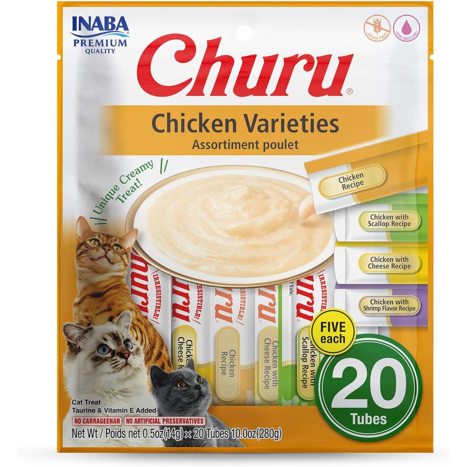 Inaba Churu Cat Treats 20 Pack for $5.64
