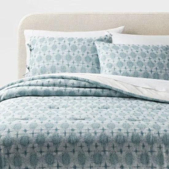 Boho Yarn Dye Ikat Comforter and Sham Set for $14.99 Shipped