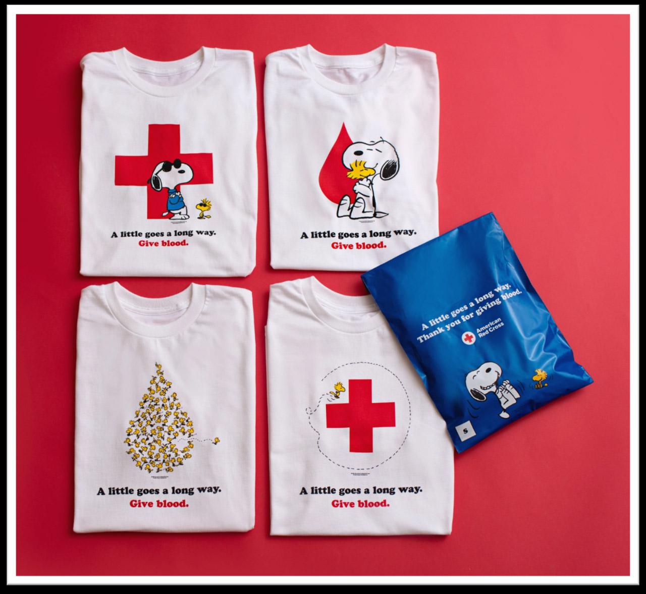 Free Snoopy Shirt for Donating Blood at American Red Cross