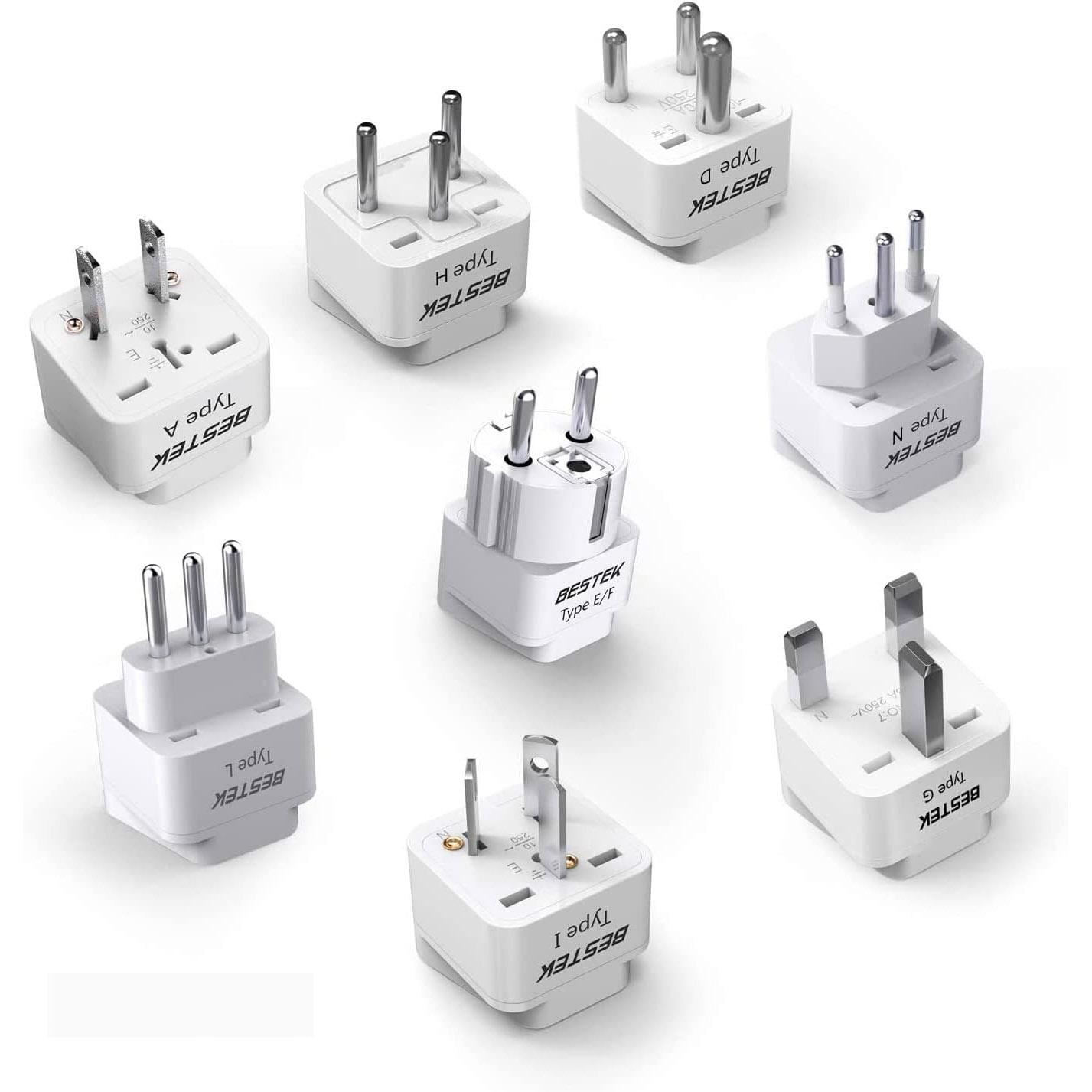 Bestek Worldwide Travel Plug Adapter Set for $9