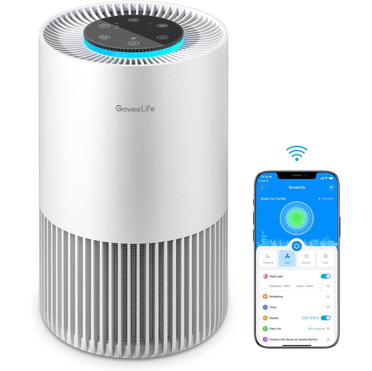 GoveeLife Smart Air Purifiers for Bedroom for $35.69 Shipped