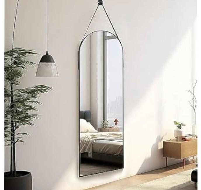 Otlsh Arched Hanging Mirror for $25.99