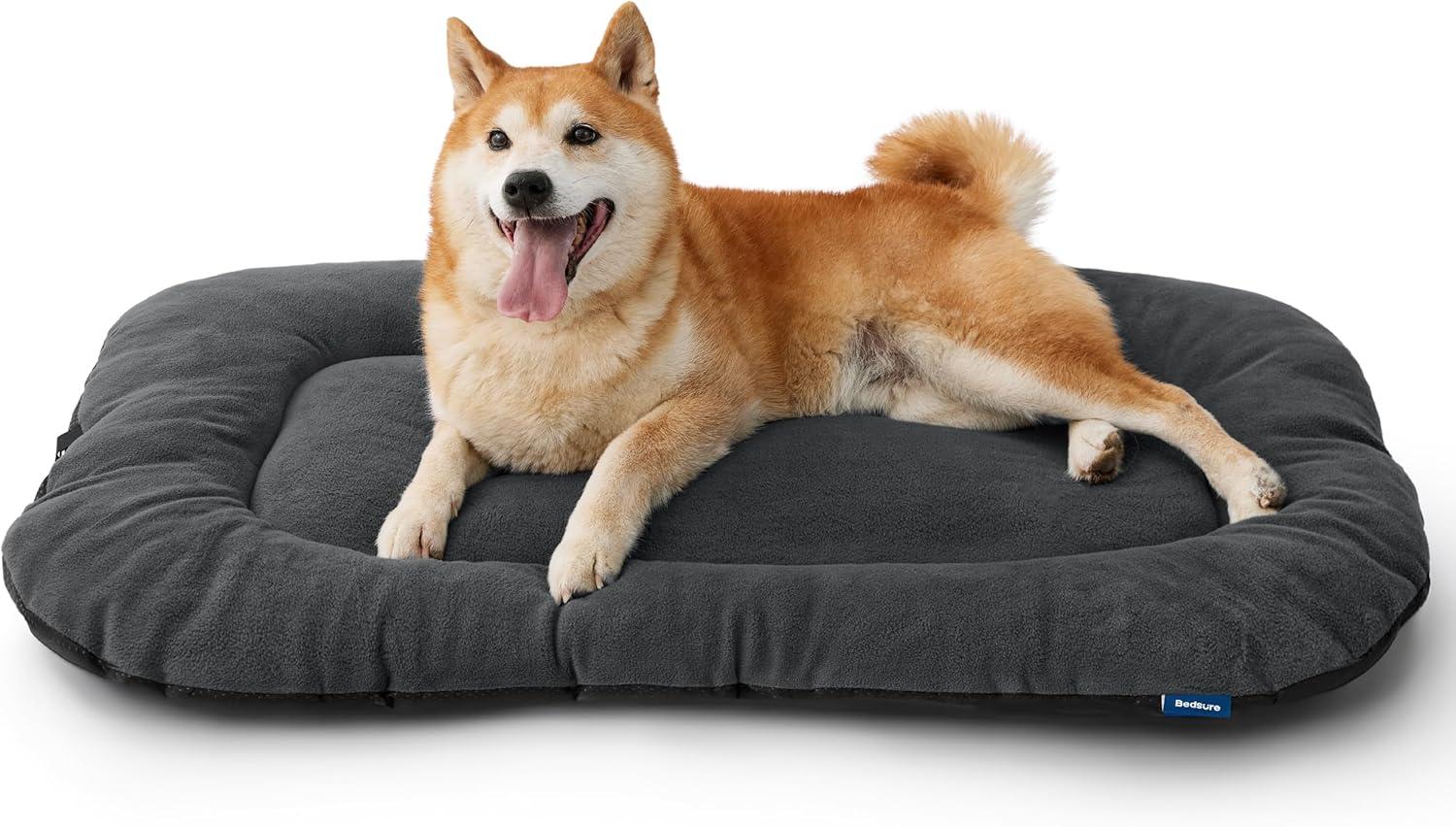 Bedsure Washable Dog Crate Pad for Large Dogs for $11.49