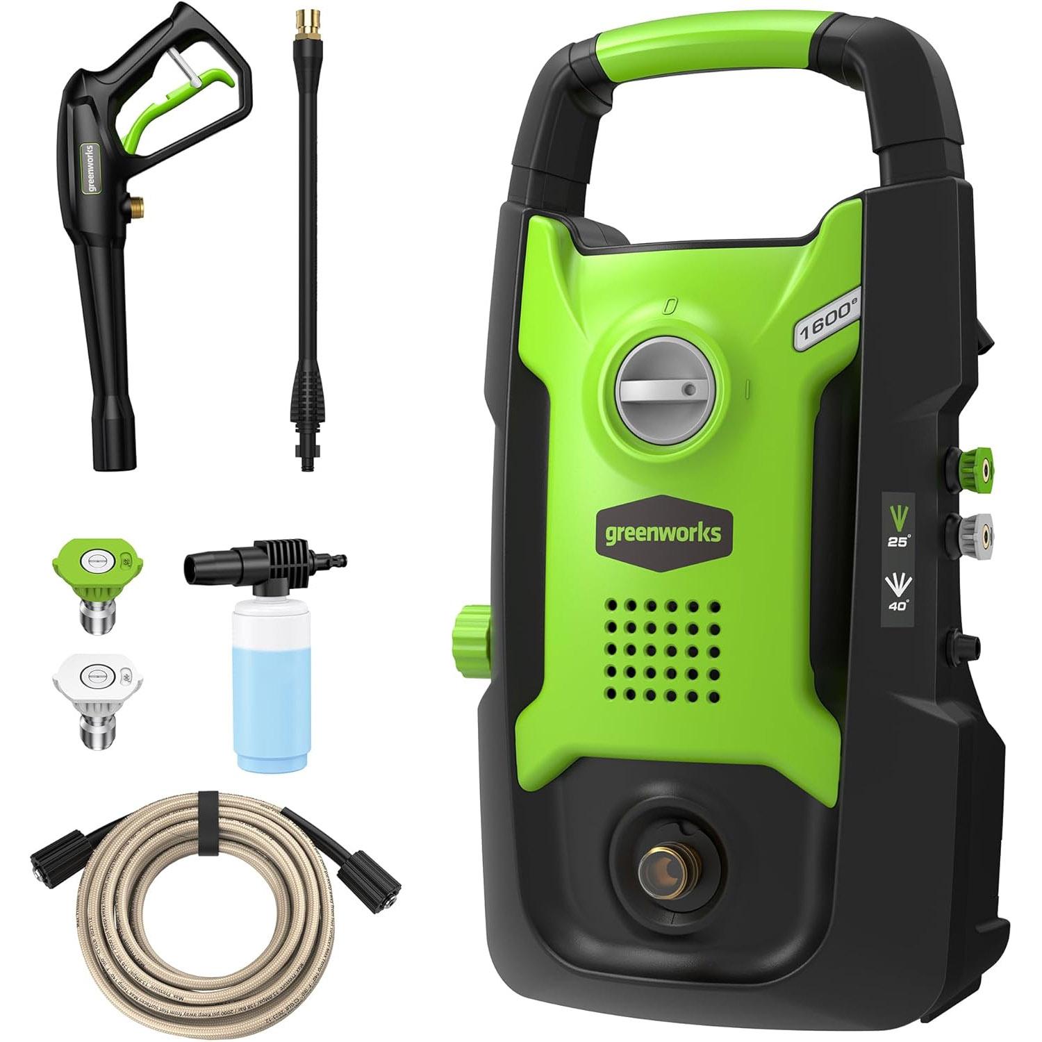 Greenworks GPW1602 Compact Electric Pressure Washer for $48.99 Shipped