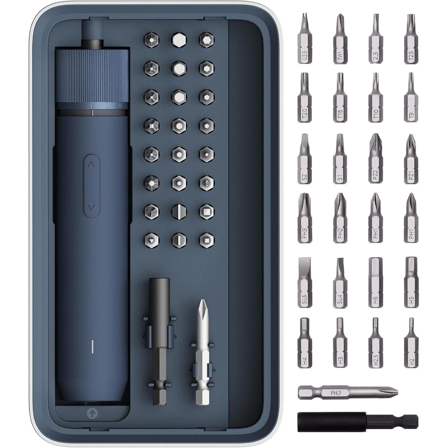 HOTO 3.6V Cordless Electric Rechargeable Screwdriver Kit for $27.99 Shipped
